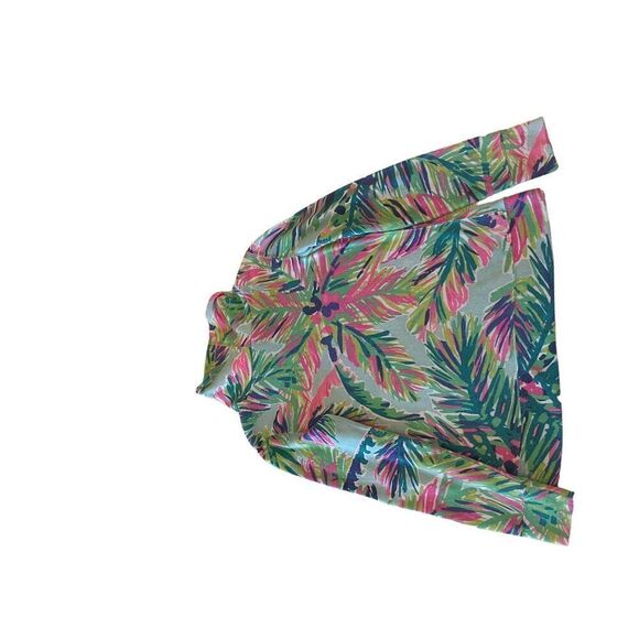 Lilly Pulitzer Womens Multicolor Palm Tree Pullover Sweatshirt Size Small - Picture 2 of 10